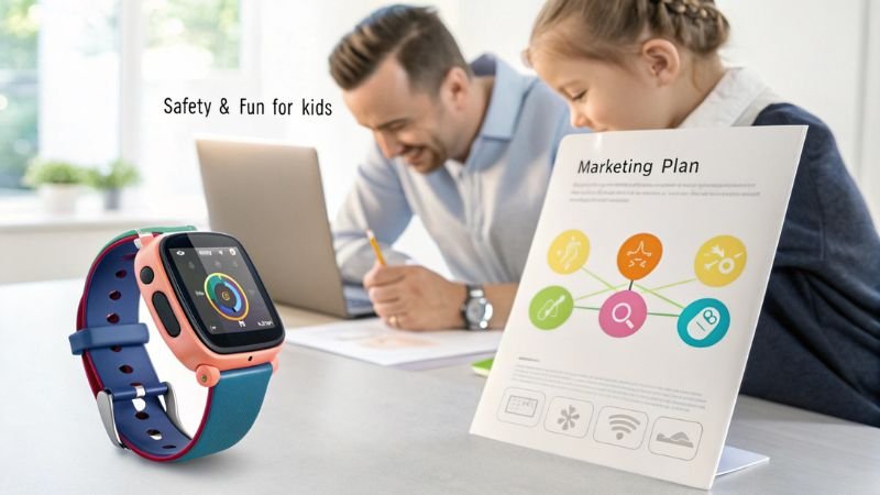 Smartwatch marketing plan for kids' safety and fun