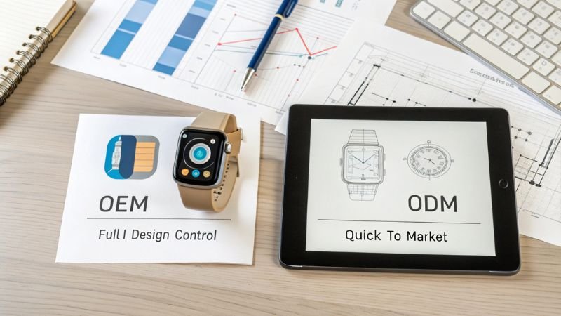 Comparison of OEM full design control and ODM quick-to-market approaches