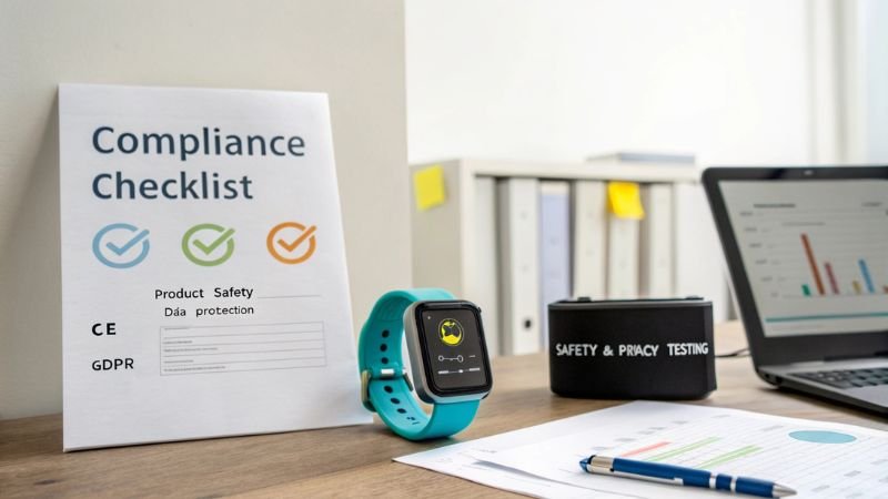 Compliance checklist for smartwatch safety