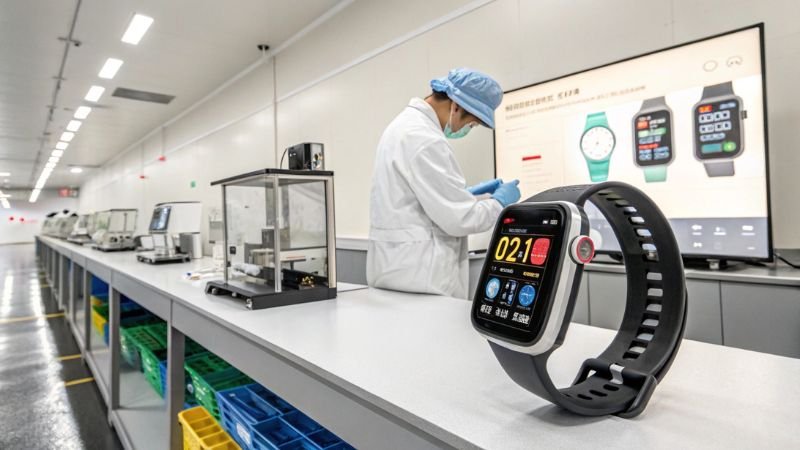 Quality inspection in a smartwatch factory