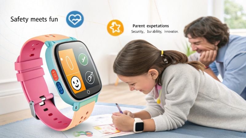 Smartwatch combining safety and fun for kids
