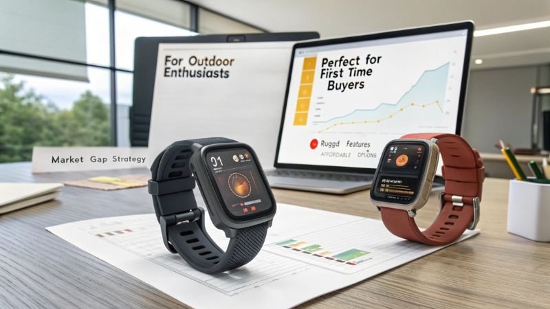 Smartwatches designed for outdoor enthusiasts and first-time buyers, featuring rugged and affordable options.